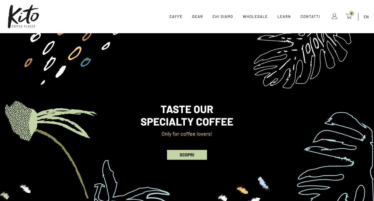 Kito Coffee – sito web
